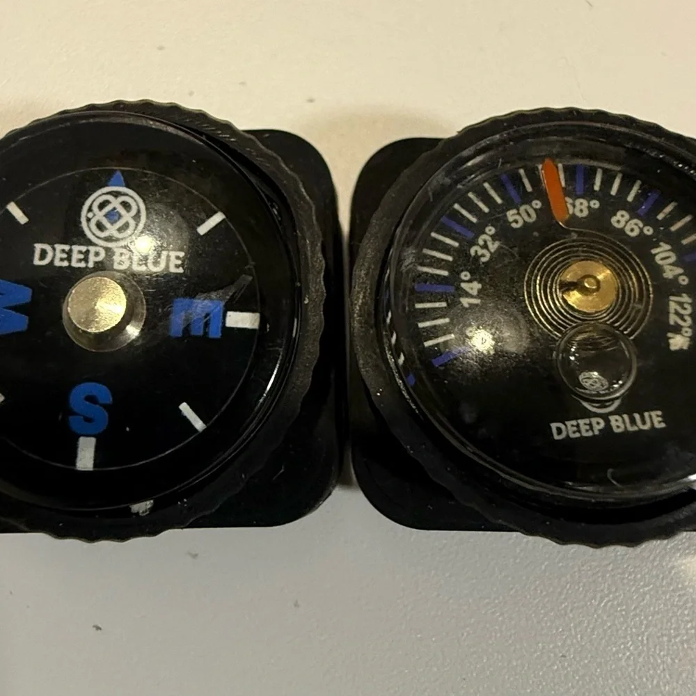 DEEP BLUE Day/Night PC Date Diver Mens Sport Watch.